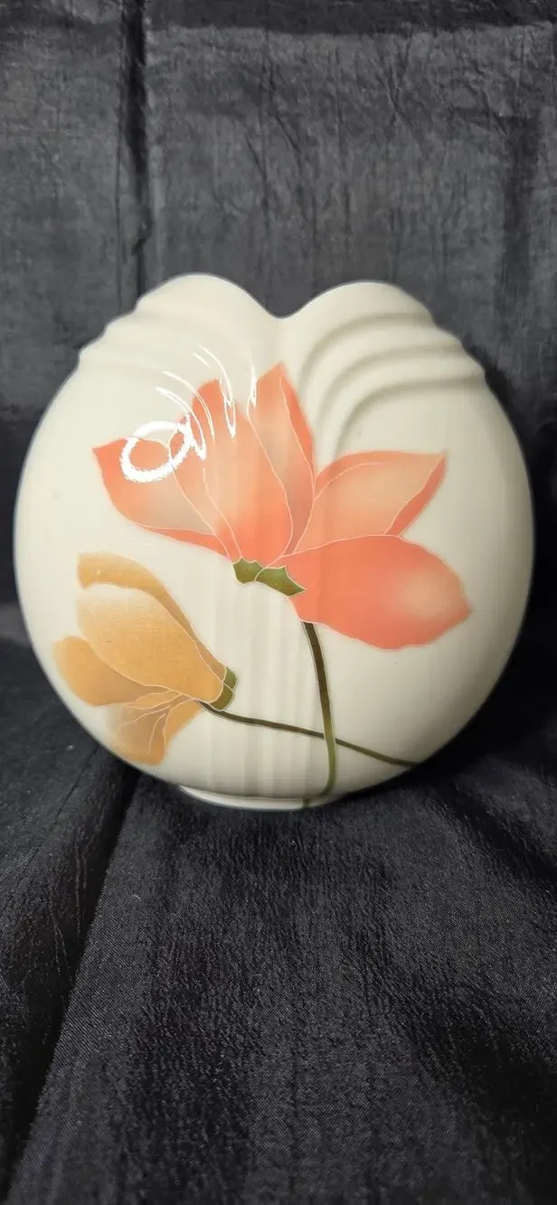 Vintage Toyo Japan Lotus Flower Vase